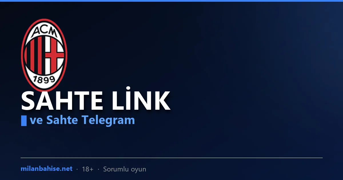 Sahte link ve Telegram tuzakları uyarı görseli