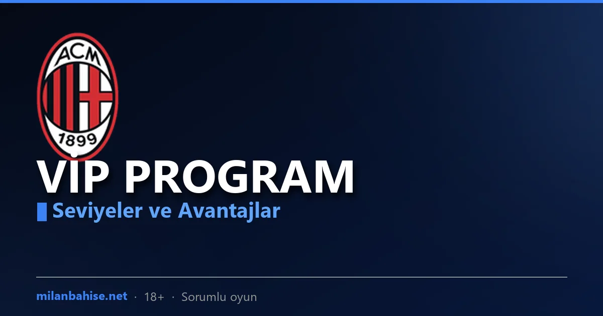 Milanbahis VIP program avantajları görseli